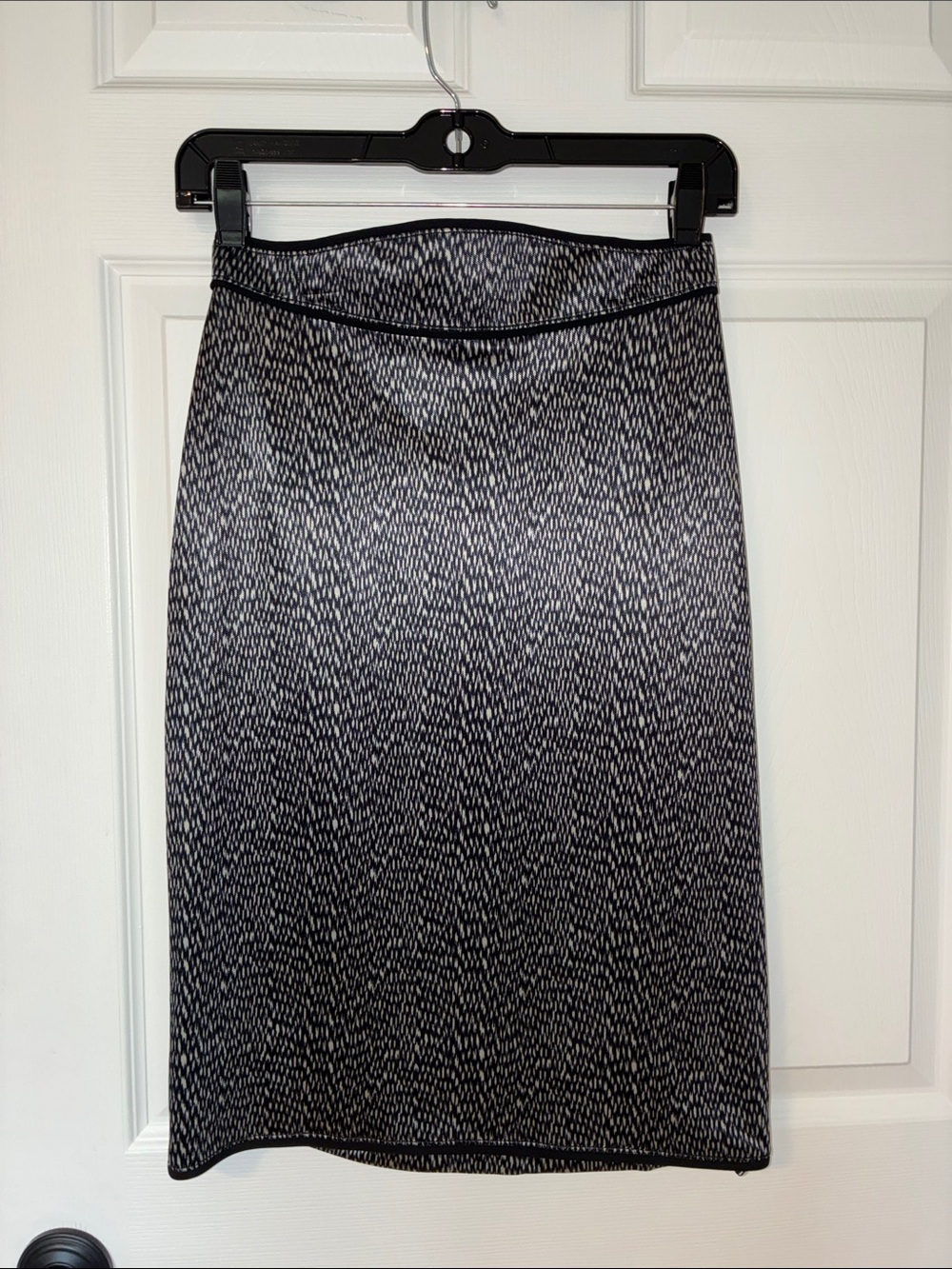 Zac Posen Navy snd Black Pencil Skirt